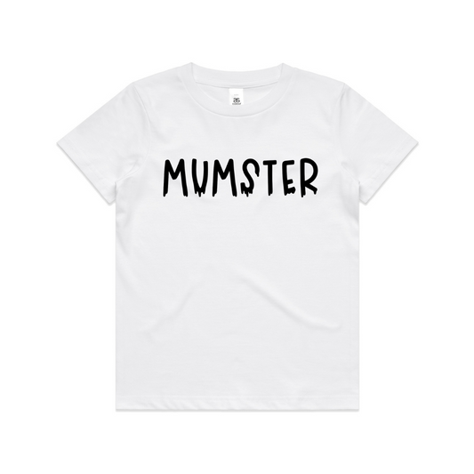 Adult/ Toddler/ Baby T-Shirt/ Romper Halloween "Mumster/ Momster"