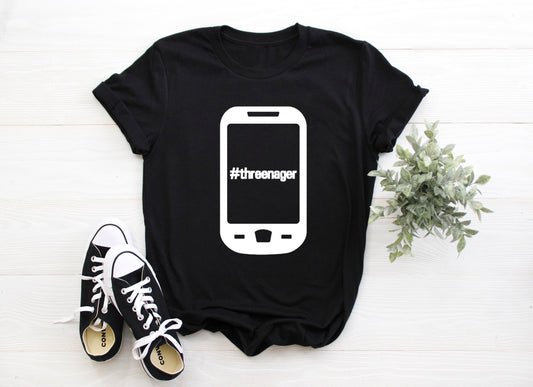 Kid's "#Threenager" T-Shirt