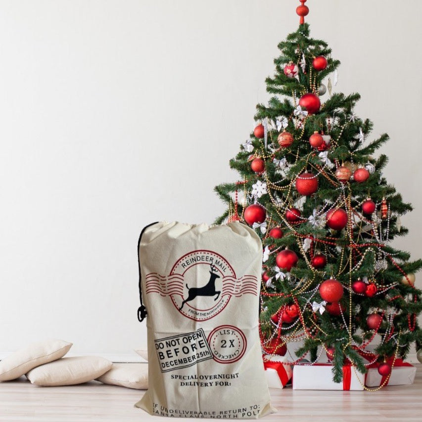 Reindeer Mail Personalised Santa Sack
