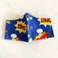 Comic Book Pow, Bam, Zing Handmade Fabric Face Mask 100% Cotton Reusable with Filter Pocket For Adults & Children